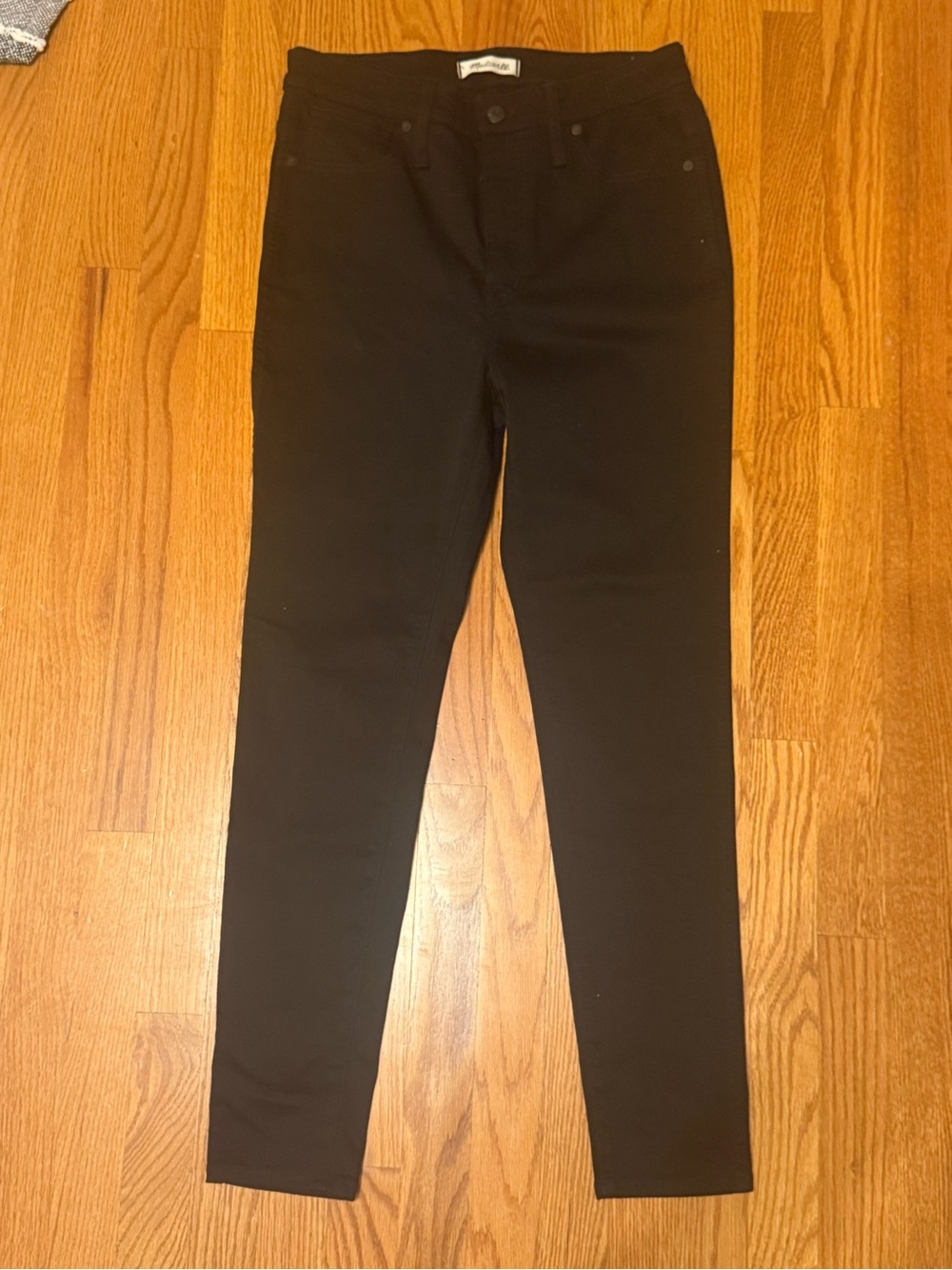 Madewell 10” High-rise Skinny - size 30 in Black